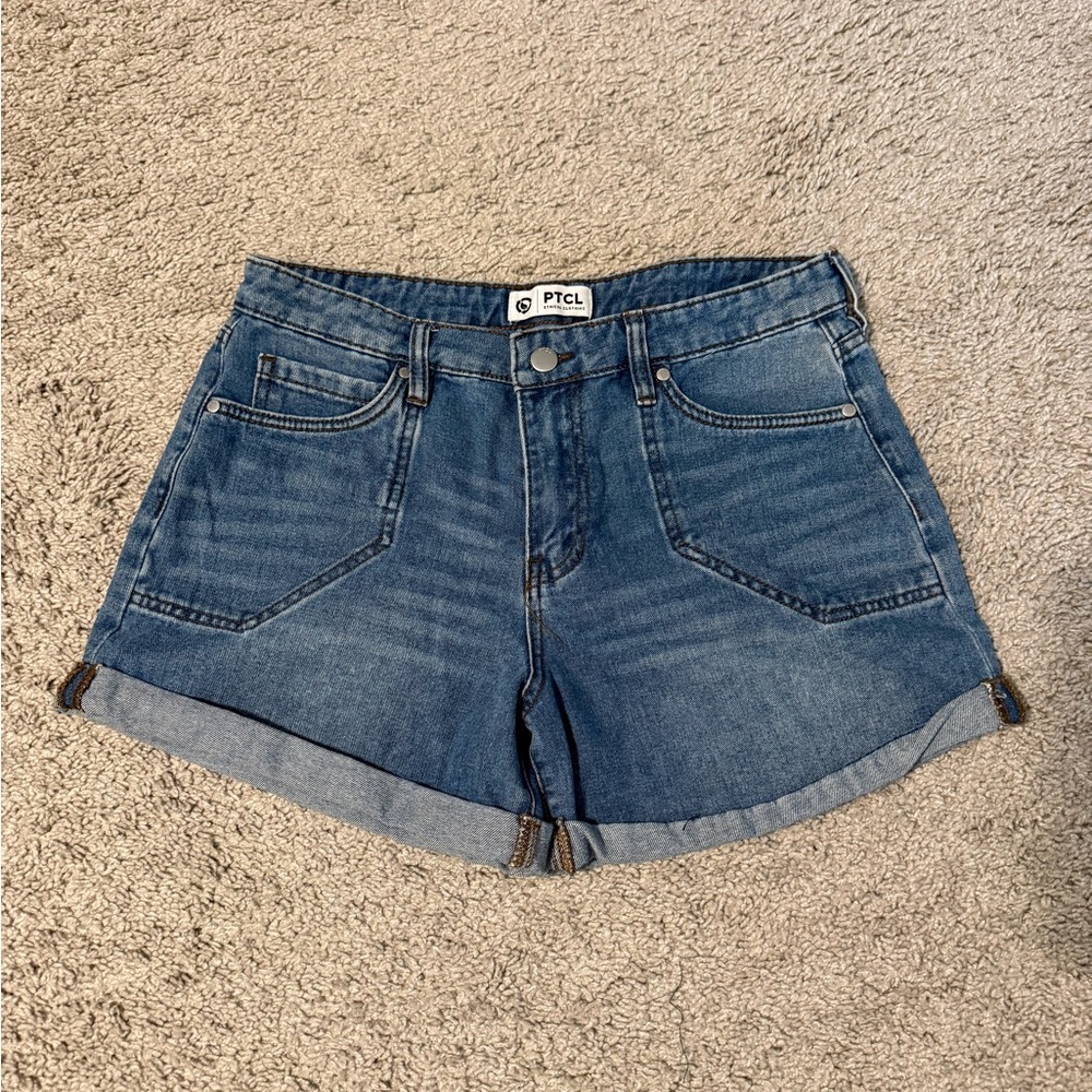 PTCL Women's Denim Blue Jean Shorts